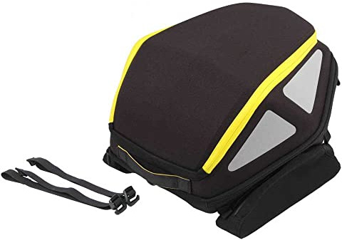 HEPCO&BECKER H&B Hecktasche Motorrad Motorradtasche Hecktasche Royster wasserdicht 27-32 Liter schwarz/gelb, Unisex, Multipurpose, Ganzjährig