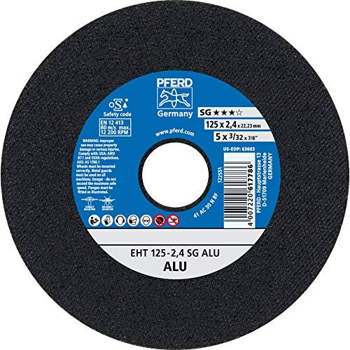 25 x PFERD Trennscheibe EHT 125-2,4 SG ALU| Art.: 61331550