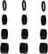 12Pcs Handlebar Spacers MTB Headset Spacers Bike Stem Spacers Handlebar Stem Spacers Scooter Spacers Black Threadless Fit 1-1/8-inch Stem for BMX MTB Mountain Road Bikes Cycling 2mm 3mm 5mm 10mm