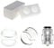 Ersatzglas 2x Stück kompatibel mit Geekvape ZEUS X 5,5ml (Bulb) Tank Glas Pyrex Glass Tube Glastank