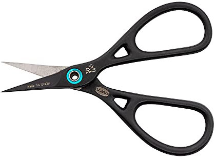 Stickschere Ringlock Carbon-Chrom Teflon gerade (9,5 cm)