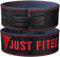 Gewichthebergürtel Powerlifting Gürtel für Bodybuilding, Krafttraining, Gewichtheben Weightlifting Lever Belt 10-13 mm thick für Damen und Herren mit Stahl Schnalle S-2XL (Schwarz/Rot, S)