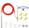 Pressure Washer Sandblasting Kit, 5000 PSI Wet Sandblaster Attachment with Replacement Nozzle Tips and Goggle, 1/4 Inch Quick Disconnect