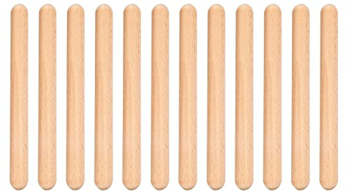 6 Pairs Claves Percussion Instrument Rhythm Sticks Percussion Rhythm Sticks