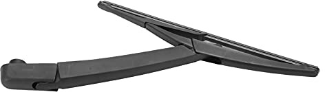 Tbest Juego de Brazo y Escobilla Limpiaparabrisas Trasero 287815304R Negro para DACIA SANDERO 2005‑2015