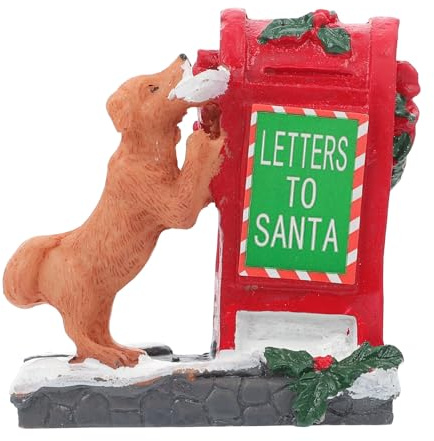 Briefkasten Handwerk Ornamente Kuchen Metall Outdoor Kuchen Topper Weihnachten Buchstaben an Weihnachtsmann Kleine Dekorative Zinn Weihnachten Tischdekorationen Dorf