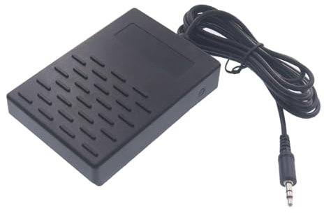 rockible Klavier Sustain Pedal, 3,5 Mm Stecker, Einfache Installation, Klaviertastatur Pedal, Kurzzeitiger Fußschalter für E Pianos, Synthesizer