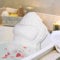 Poemland Extra Thick Large Bath Pillow With Neck,Back,Head Support For Bathtub, Spa, Soaking (White, Large)