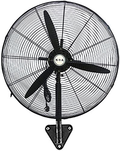 HSDAFCSW Wall-mounted Fan, Oscillating Powerful Industrial Fan Cold Fan, Three-speed Adjustable, Wide-angle Air Supply, For Industry And Commerce (Size : 26in) (20in)