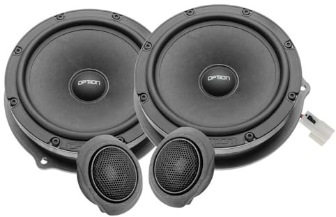 Option Altavoces compatibles con Dacia Duster (SR), año de construcción 2017-2024 - Altavoces frontales Plug & Play