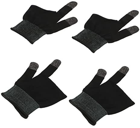 CHILDWEET Men's Touch Screen Gloves 2 Pack Gaming Gloves Carbon Fiber Fingertips for Phone Game Thin and Breathable