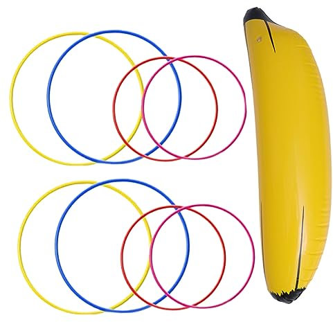 KOMBIUDA Aufblasbare Banane Spielzeug Für Party Und Swimmingpool Lustiges Obstspielzeug Kreative Dekoration