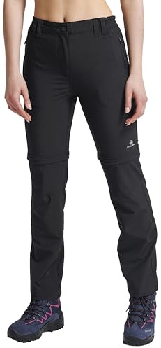 ATHL DPT. Damen Funktionelle Lange und Kurze Wanderhose/Wandershorts mit praktischen Taschen