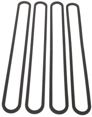 Ciieeo 4pcs Vacuum Sealer Upper Gasket Strip Foam Sealant Strip High Temperature Resistant Fireproof Sealing Bars Spare Parts for Home and Commercial Vacuum Sealer Repair