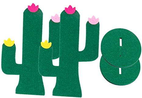 DIKACA Filzdekorationen 6 Stück Kreativer Flamingo Ananas Für Jungen- Und Mädchenzimmer Und Partydekorationen