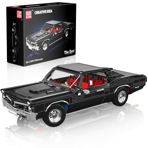 Mould King Auto Bauset, Sportwagen Modell 10199, Speed Champion Cars Bausatz 1563 Teile, Konstruktionsspielzeug für Erwachsene und Kinder ab 14 Jahren