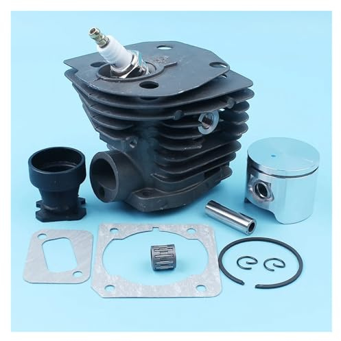 DORFEY Kit cilindro pistone da 44 mm (basso) Guarnizione tappo adatto for motosega Jonsered CS 2152 2150 Big Bore 2141 2145 Collettore di aspirazione placcato Nikasil