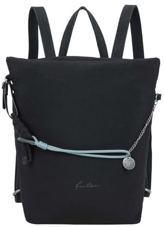 Fritzi aus Preussen Rucksack Umhängetasche Brigitte X Fritzi JU Limited Chain Sky Backpack Black schwarz