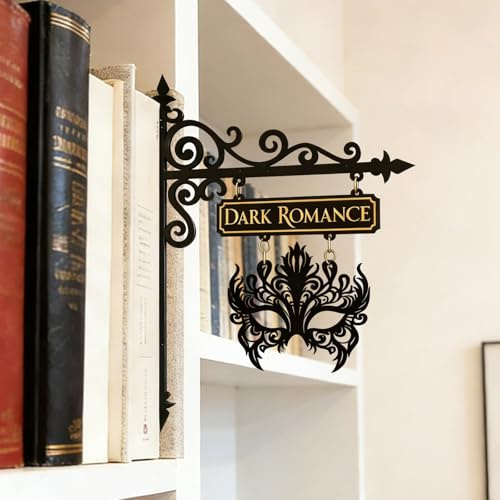 Decoraciones de Estantería Personalizadas, Los Carteles Colgantes para Librería, Decoración de Bibliotecas, Regalo para Amantes de Libros