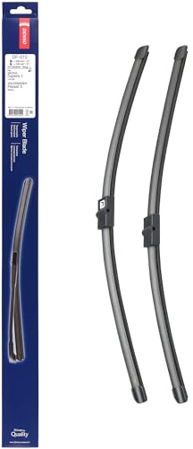 DENSO Flachwischer-Set DF-012 (530/530 mm, Linkslenker): Zwei leise, langlebige Wischer mit aerodynamischem Design. OEM-Qualität, breite Kompatibilität, 2 Jahre Garantie.