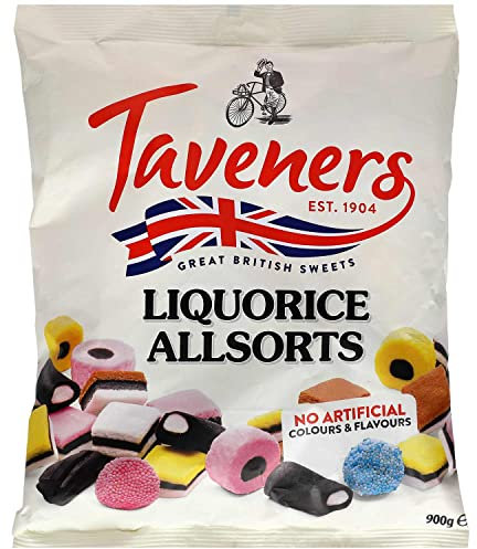 Taveners Liquorice Allsorts - Lakritzmischung, 1 kg