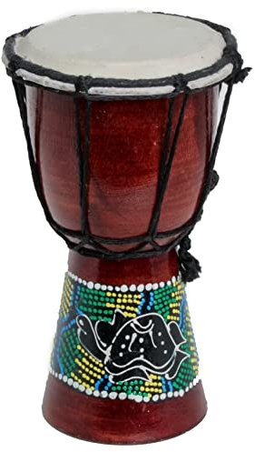 Djembe Trommel Bongo Drum Handtrommel Buschtrommel Percussion Kinder Fair Trade 30cm