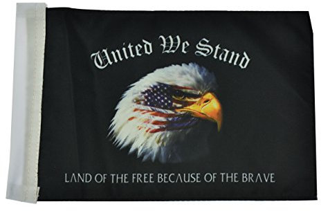 Rebacker Moto Arrière Fixation Latérale Porte-Bagage Drapeau Pole pour Harley Sportster XL Touring Road King Glide & Flht Chrome