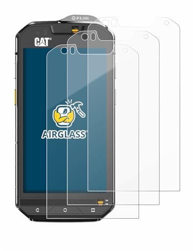 BROTECT 3 Stück Schutzglas für Caterpillar Cat S60 Schutzfolie Panzer Folie Glas Displayschutz Made in Germany [Kratzfest 9H, Anti-Fingerprint]