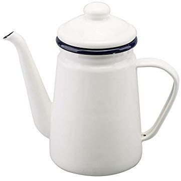 SLHP Kaffeekanne 1.1 L Kanne, 22 x 10 x 19,5 cm Emaille Nostalgie Teekanne