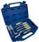 7pc Grease Gun Adaptor Set, Lube Nozzle Fittings in Storage Case - Fits manual Grease Guns