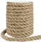 tenn well 14 mm dickes Juteseil, 10 m natürliches, starkes Seil für Katzenkratzer, Dekoration, Docks, Landschaftsbau und Gartenzaun (braun)