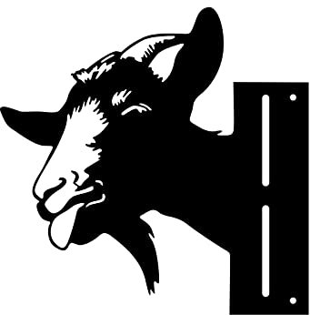 Peeper Tierdekoration Gärten Bauernhof Dekoration Eisen Silhouette Handwerk Anhänger Wand Kinderzimmer (A, One Size)