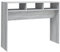 vidaXL Konsolentisch Konsole Beistelltisch Flurtisch Sideboard Ablagetisch Wandtisch Frisiertisch Grau Sonoma 105x30x80cm Holzwerkstoff