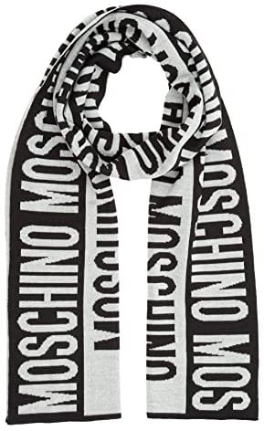 Moschino herren Wollschal black - grey