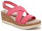 BZees Femme Radiant Sandale cale, Coral Paradise Feuille de Palmier, 40.5 EU