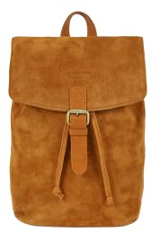 HOLZRICHTER Berlin - Rucksack aus Leder für Damen & Herren (No 2-4), Daypack 30x21,5x10cm, Echtleder Laptop Rucksack, Karamell