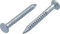 4mm x 70mm Brigt Zinc Steel Anchor Nails Ring Shank Nail Carpenters Annular Ring Nails (Pack of 100)