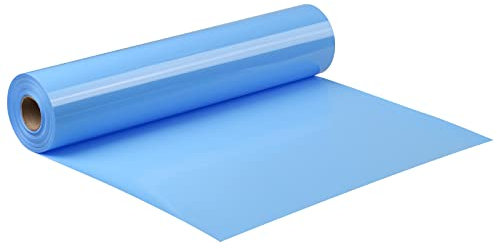 sourcing map Heat Transfer Vinyl Rolls, 12 x 35 Feet HTV Vinyl, Sky Blue HTV Vinyl Iron on Vinyl Heat Vinyl Design for Shirts, Pillows, Hand Bags, Hats