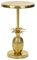 Beistelltisch Metall Gold mit Ananas-Design rund ø 29 cm Glamourös Pannouvre