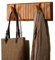 NEWCIX Hölzerne Wandgarderobe Mit Klavier, Wandhaken, Wandgarderobe Mit Paneel, Schlafzimmer Garderobe Mit Grill Hinter Der Tür (Farbe : B, Size : 46.5 * 15cm)