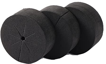 Hopbucan 40Pcs Garden Clone Collars Neoprene Inserts Sponge Block Part for 2 Inch Net Pots Hydroponics and Cloning Machines