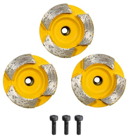 Eibenstock Diamant-Schleifteller Ø 44 mm 3er-Set Estrich