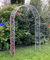 DanDiBo Rosenbogen aus Metall Stabil Verzinkt Massiv 150 cm Torbogen 96520 Wetterfest Rundbogen Volleisen Rankhilfe Gartenbogen Feuerverzinkt