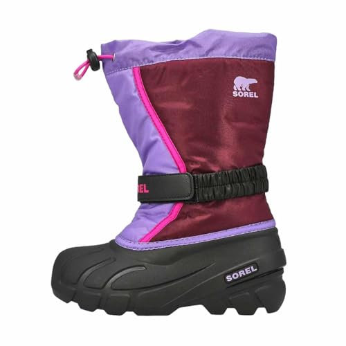 Sorel Flurry Boot, Stivali Invernali, Unisex - Bambini e ragazzi, Purple Dahlia/Paisley Purple 2024, 28 EU