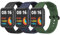 Tobfit 3 Pezzi Cinturino per Redmi Watch 2 Lite/Xiaomi Mi Watch 2 Lite, Cinturino di Ricambio Sportivo per Redmi Watch 2 Lite/Xiaomi Mi Watch Lite 2 per Uomo e Donna (Nero+Blu scuro+Verde scuro)