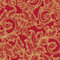 20 Servietten Muster Barockschwingen rot-gold als Tischdeko. Papierservietten mit Motiv. Auch für Decoupage und Serviettentechnik 33x33cm