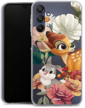 DeinDesign Silikon Hülle kompatibel mit Samsung Galaxy A15 Case transparent Handyhülle Bambi Klopfer Disney