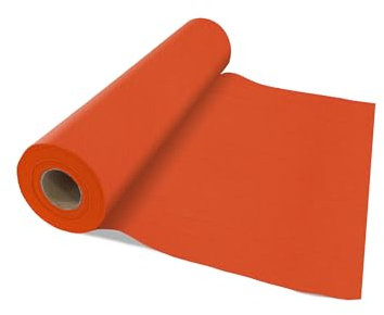 VelaHub Airlaid 20 Tischläufer, 40x120cm, 24m auf Rolle, Hochwertige, Einwegläufer, Orange
