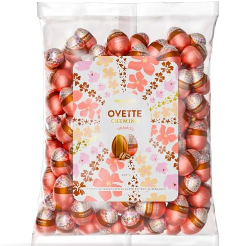 Ovetti cremino triplo strato al Cioccolato Maxtris Gusto Tiramisu Busta da 500 g Idee Pasqua Sfuso Ovette
