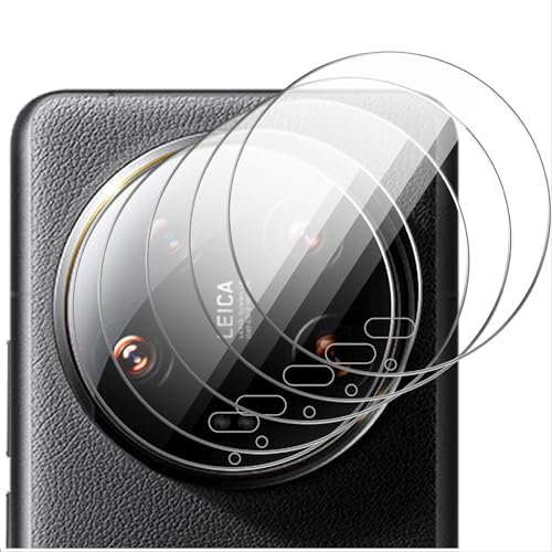 GIOPUEY [Ultra dünn 4 Stück Kameraschutz Kompatibel mit Xiaomi 14 Ultra, HD Kamera Glas Schutzfolie [Kratzfest] Camera Protector für Xiaomi 14 Ultra